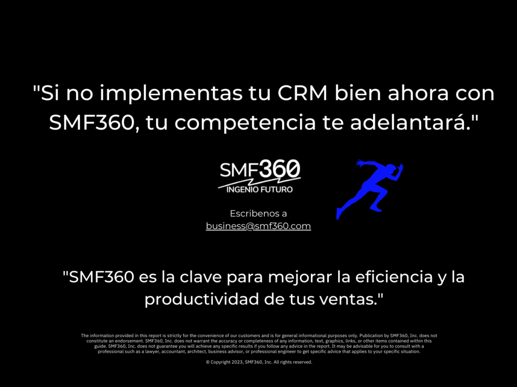 Tendencias en operaciones de ventas - SMF360