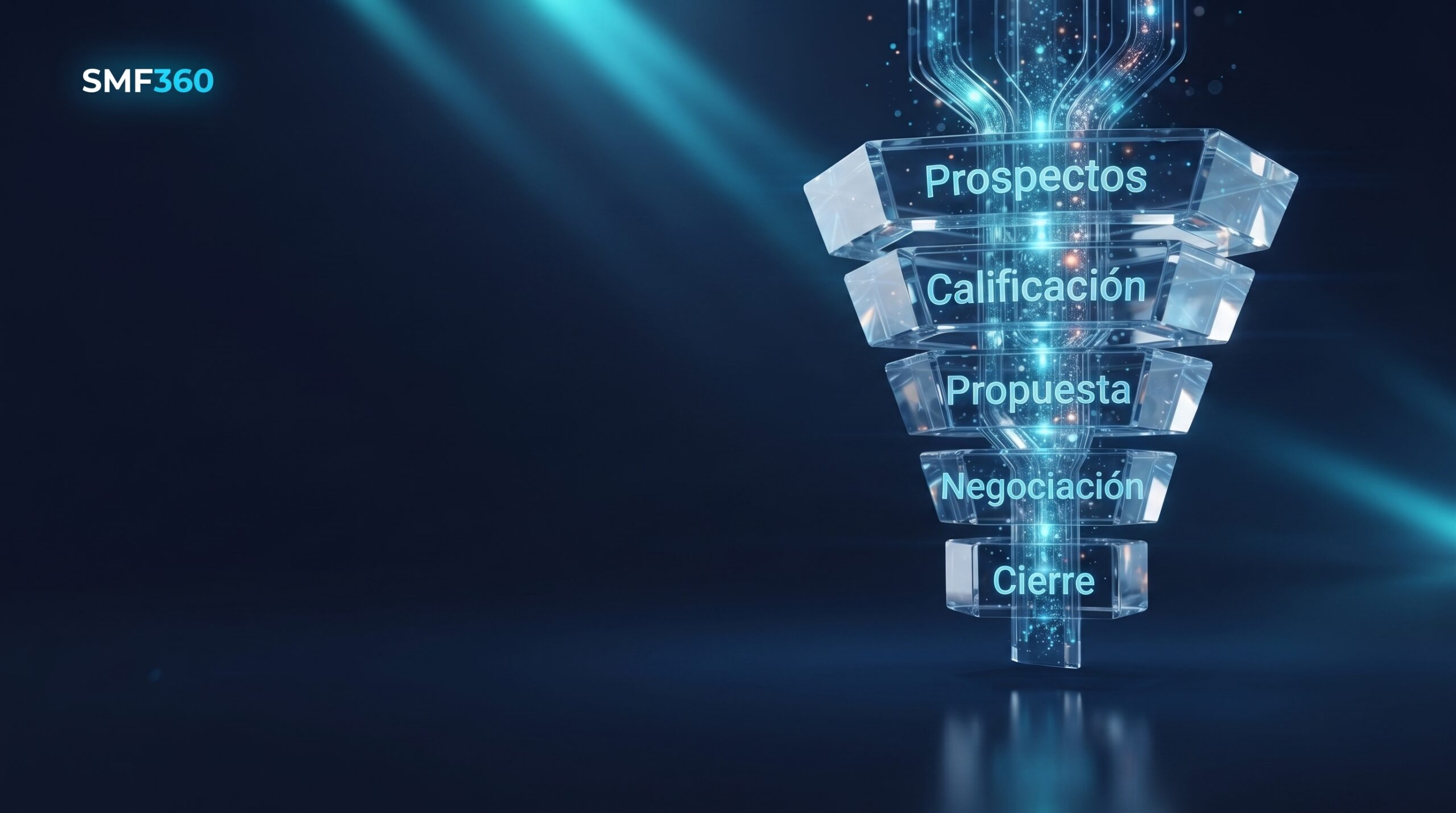 Visualización del embudo de mercadeo digital