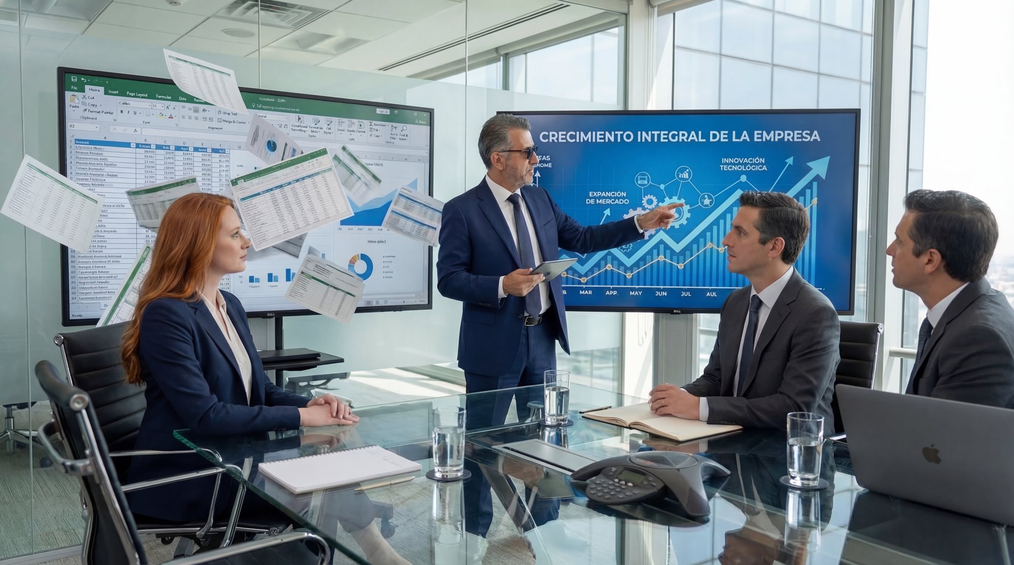 Reunión comercial con el decisor de la empresa